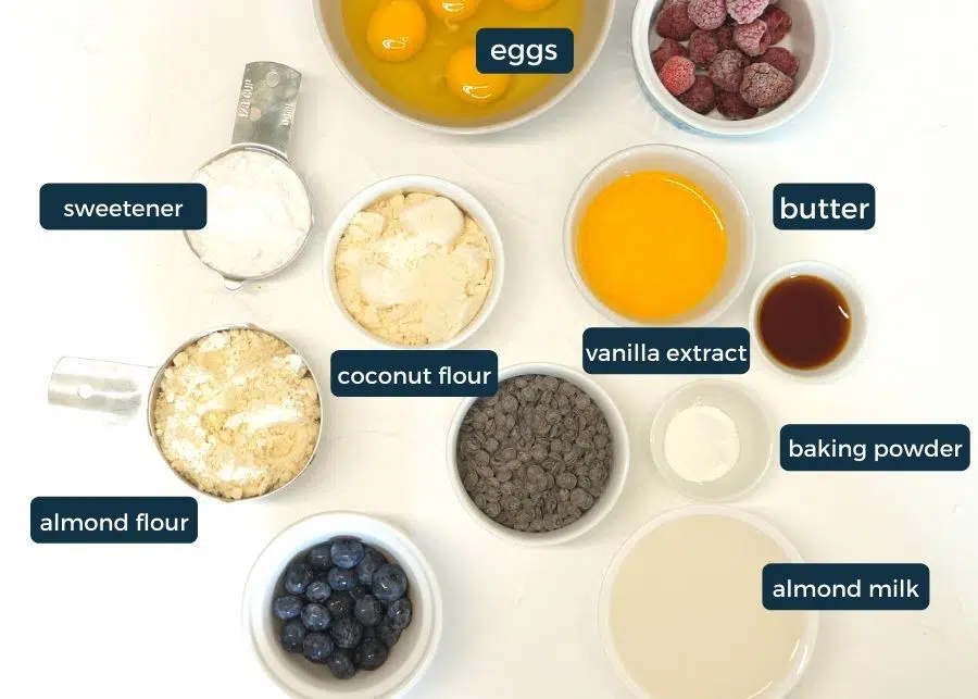 keto sheet pan pancakes ingredients