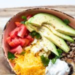 low carb keto mexican bowl recipe