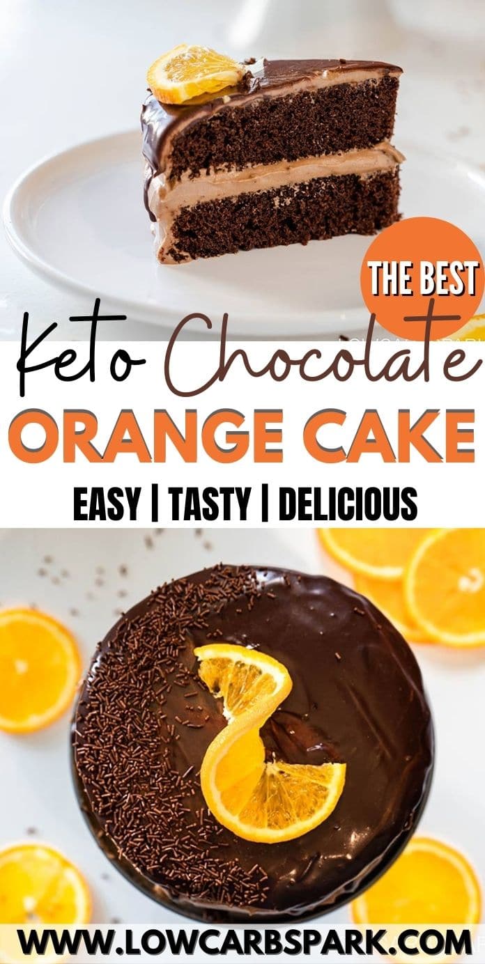 Keto Chocolate Orange Cake