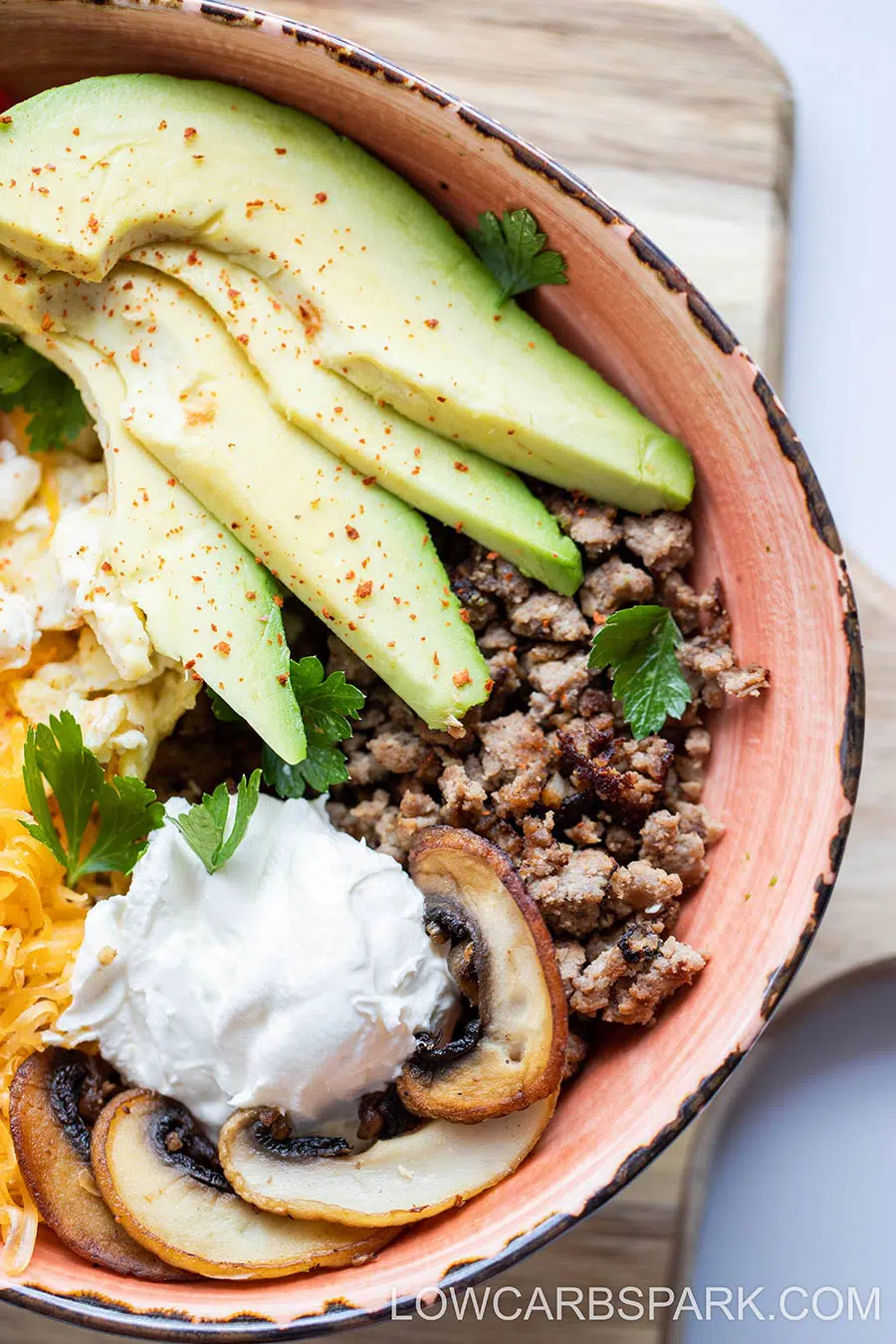 Best Keto Mexican Bowl 4 mushroom keto savory bowl