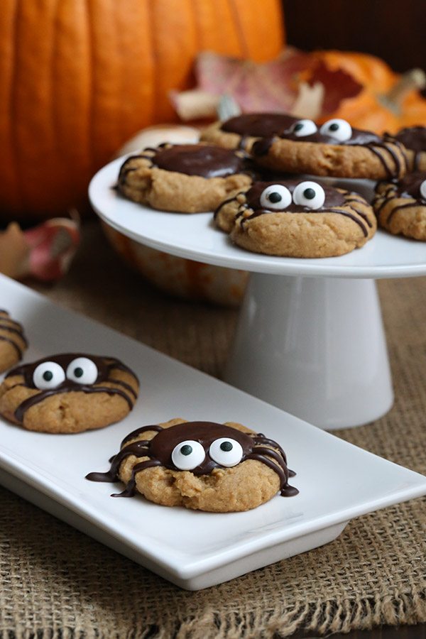 Chocolate Peanut Butter Spider Cookies 9