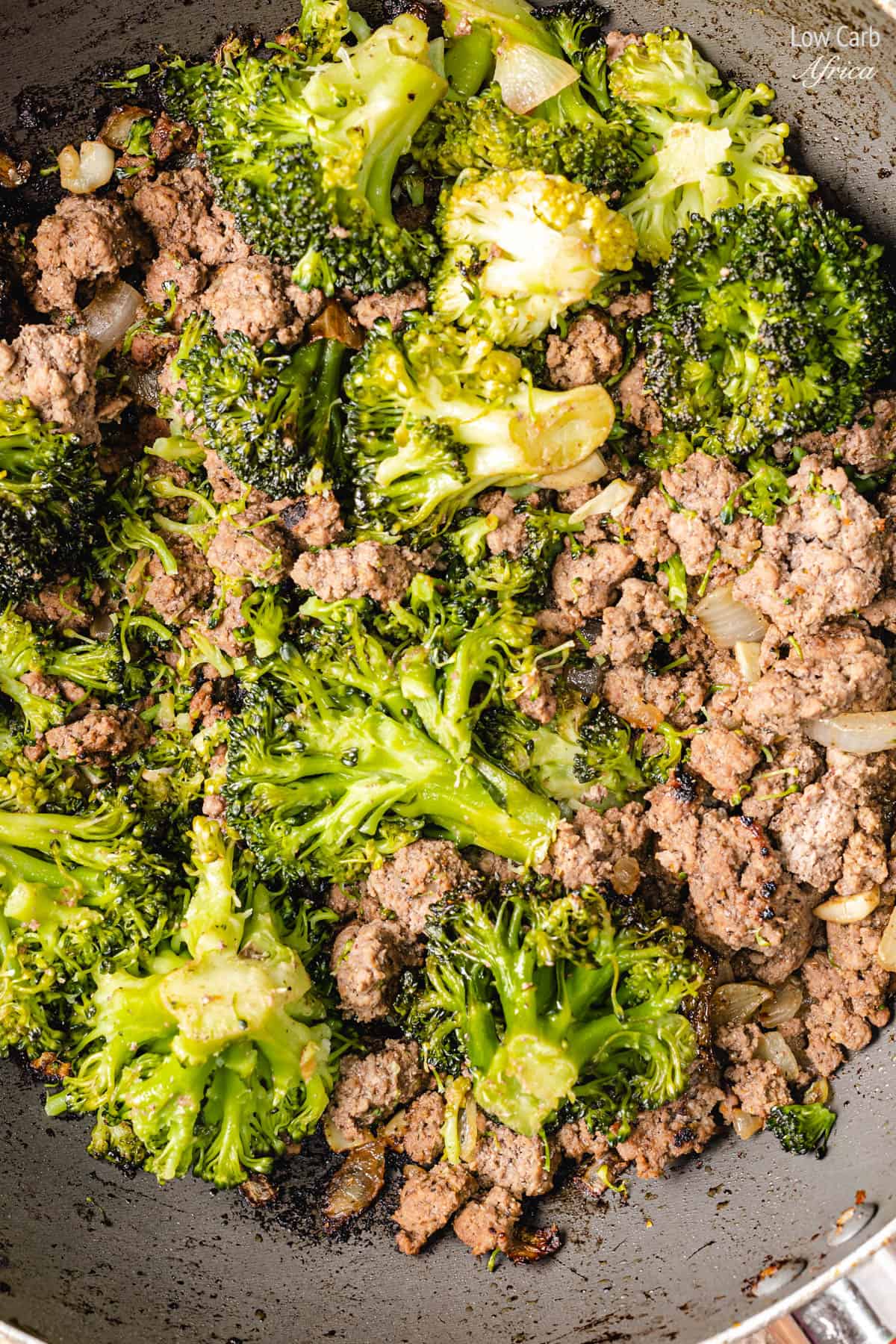 Keto Ground Beef and Broccoli 1