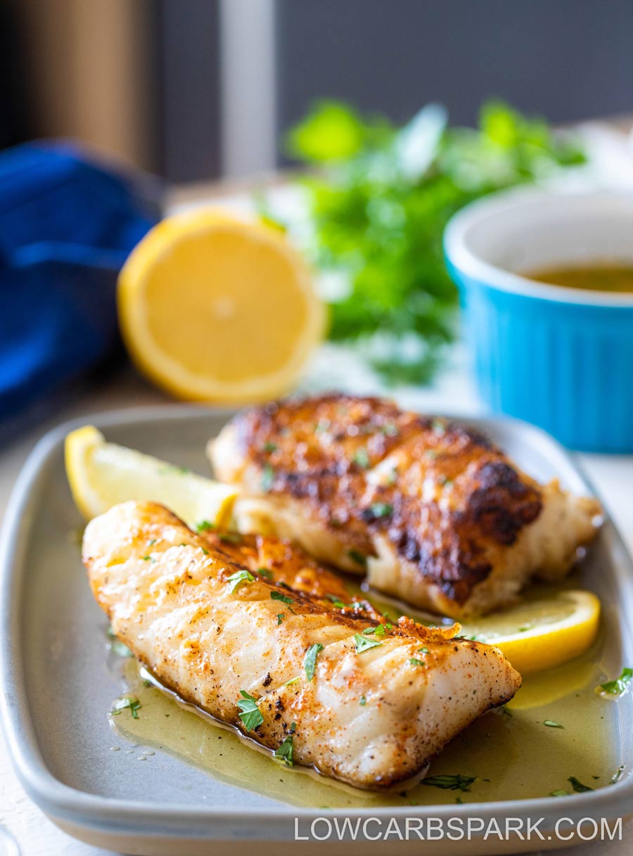halibut recipe with garlic butter sauce