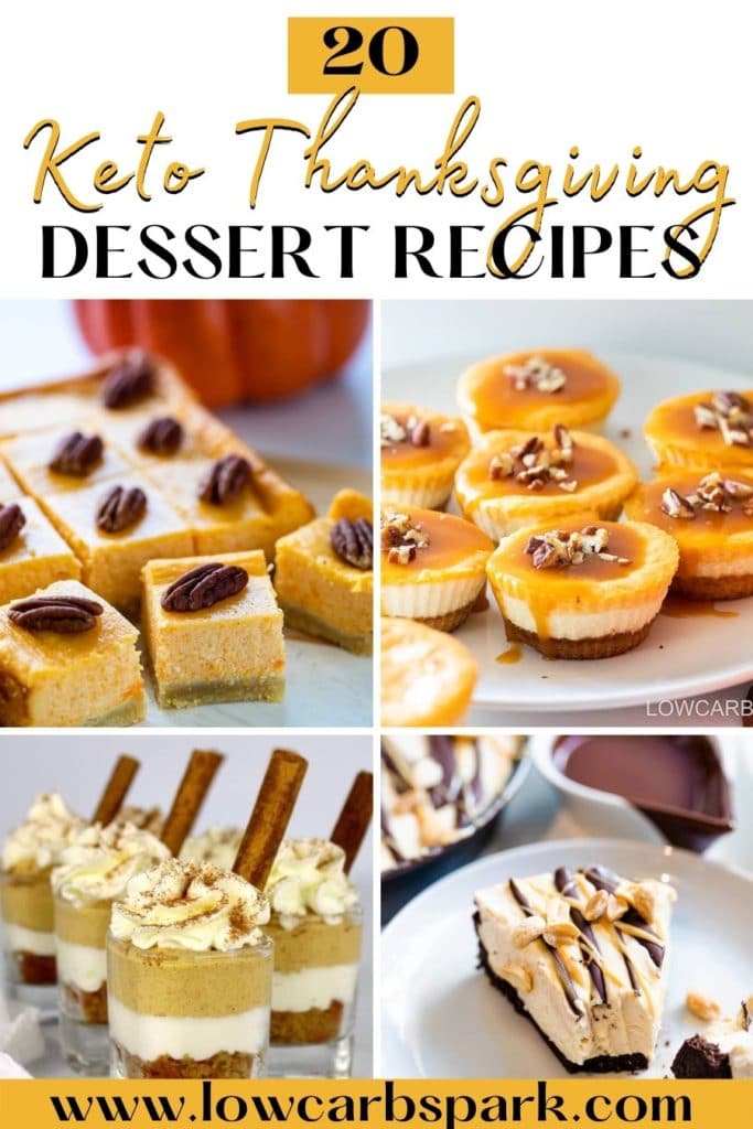20+ Keto Thanksgiving Desserts Recipes - Festive Low Carb Desserts