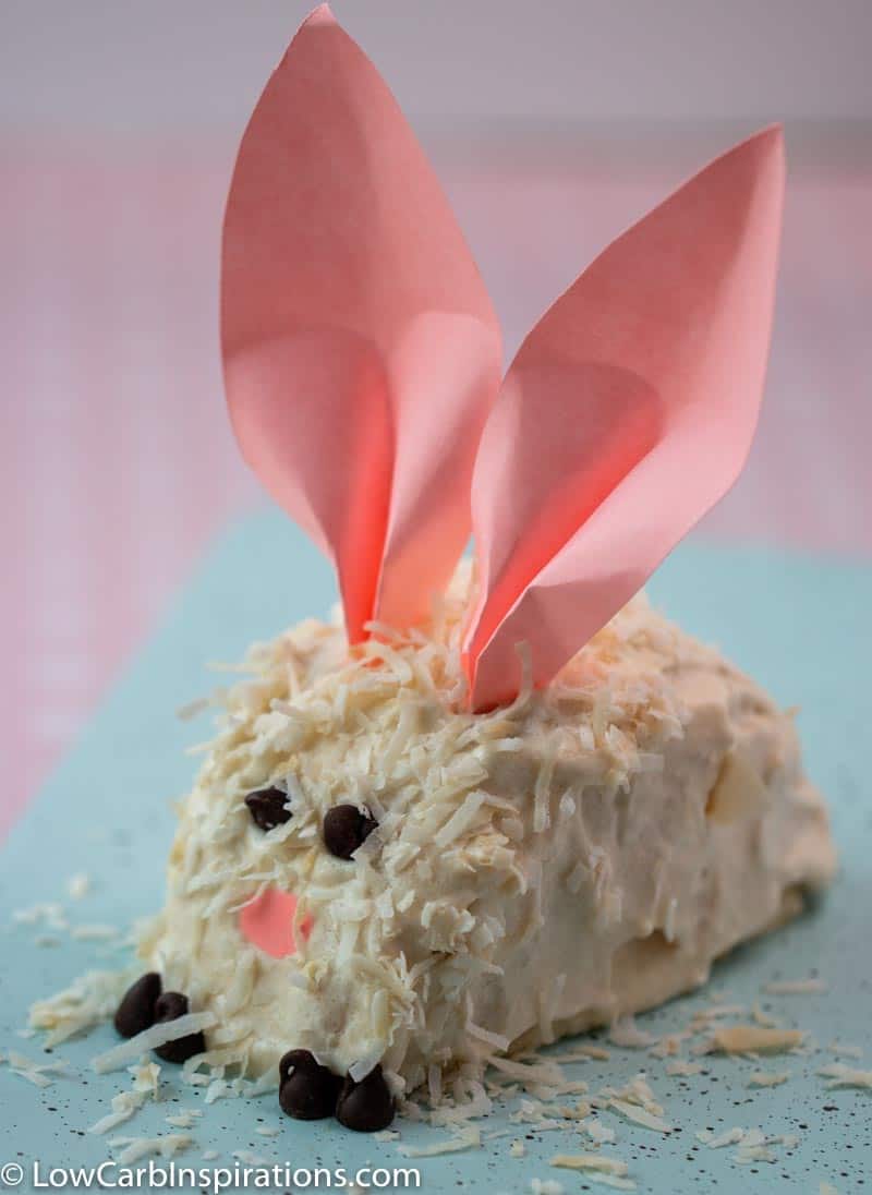 Keto Easter Bunny Cake Recipe 24