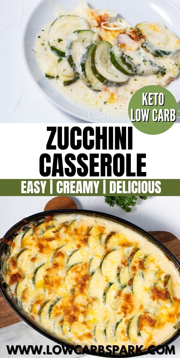 Best Zucchini Casserole - Super Creamy and Cheesy