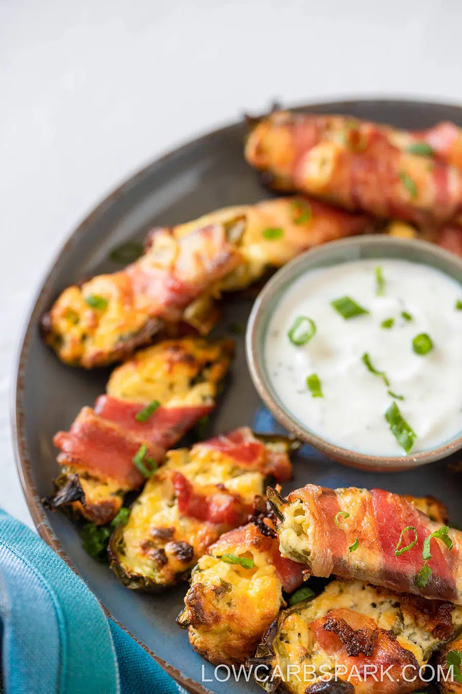 5. Super Easy Bacon-Wrapped Jalapeño Poppers - Low Carb Spark