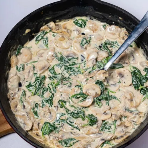 Easy Creamed Spinach and Mushrooms 6 best easy creamed spinach and mushrooms