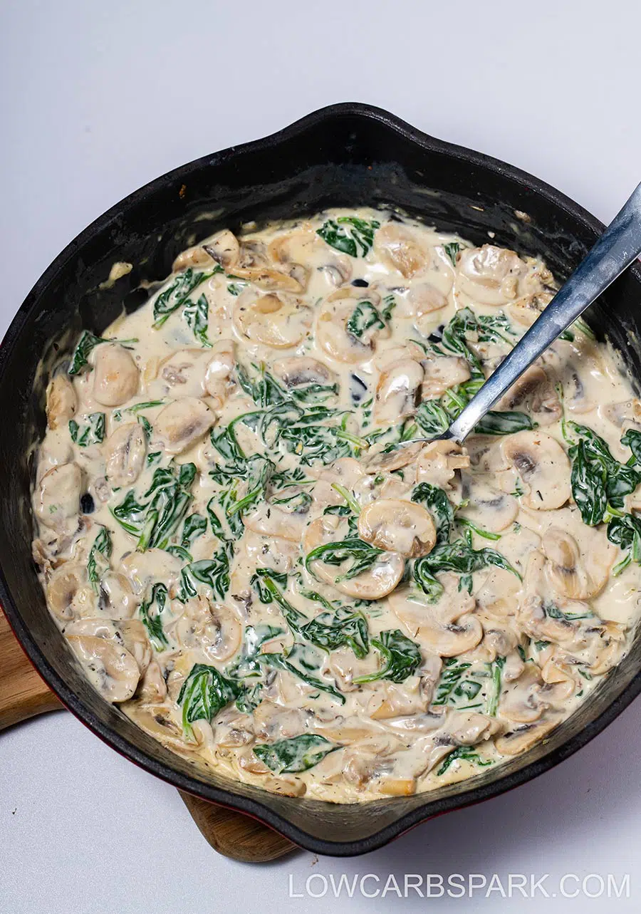 Easy Creamed Spinach and Mushrooms 4 best mushroom and spinach recipe