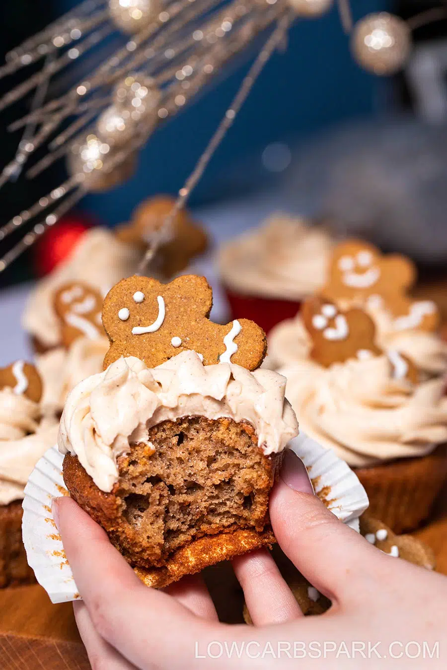 Keto Gingerbread Cupcakes 4 easy keto gingerbread cupcakes recipe