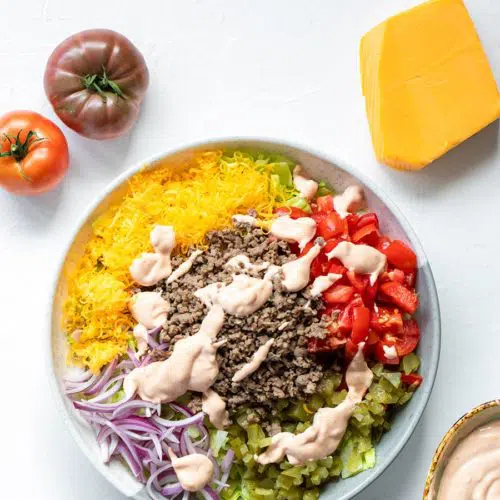 Big Mac Salad 8 easy keto low carb big mac salad