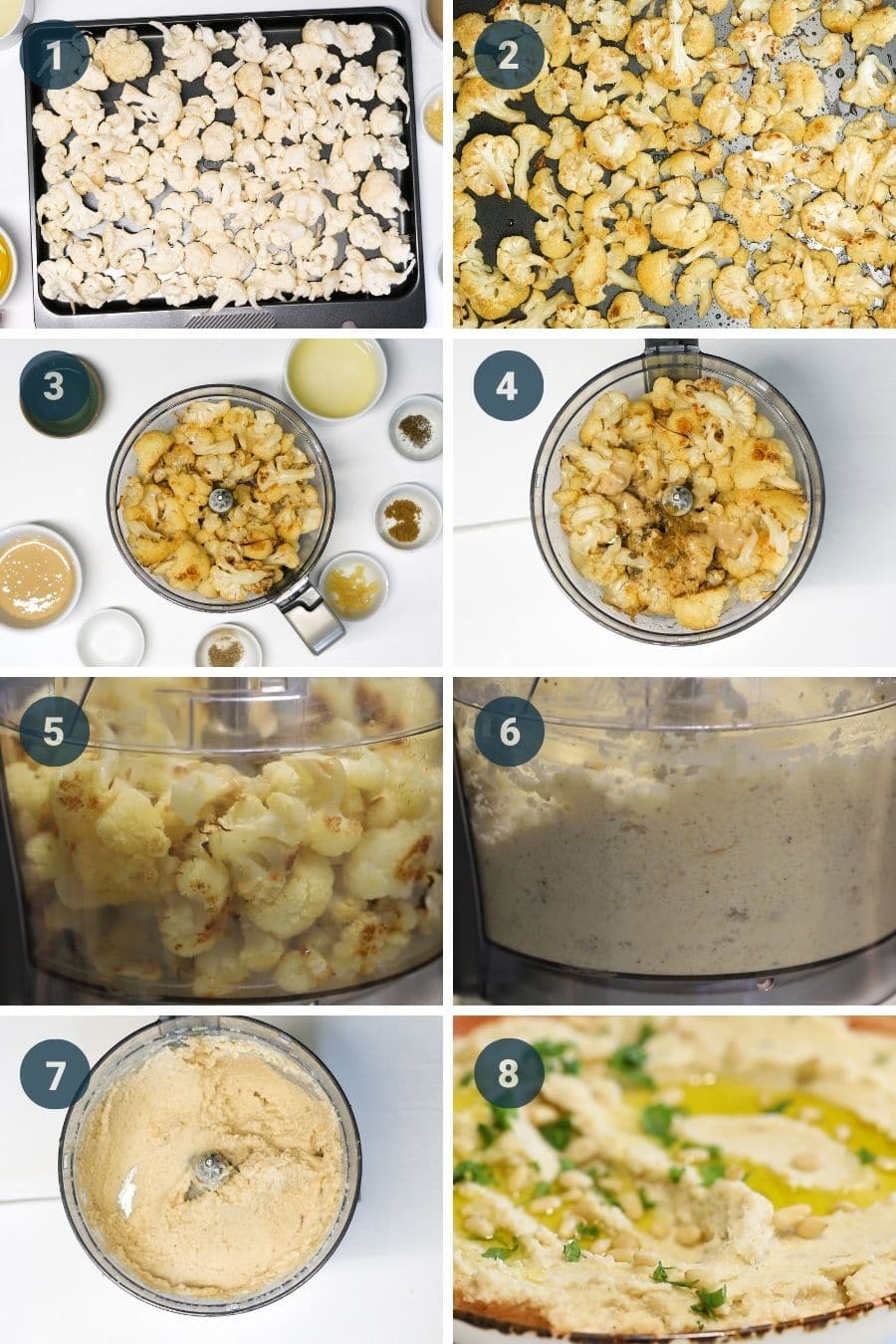 how to make keto cauliflower hummus