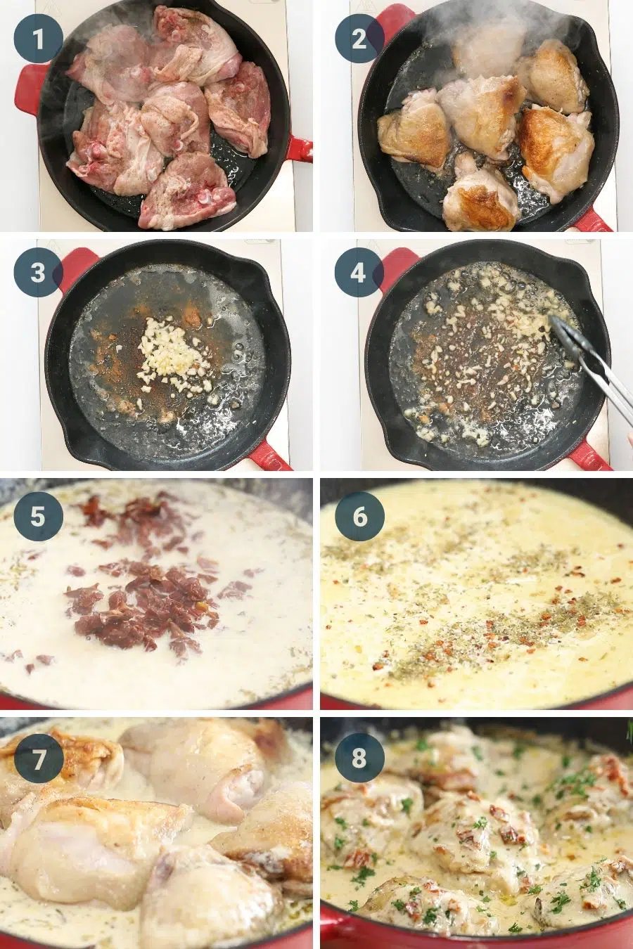 Marry Me Chicken with Creamy Sun Dried Tomato Sauce 4 how to make marry me chicken step by step