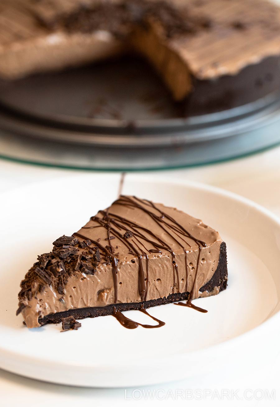 keto chocolate no bake cheesecake recipe