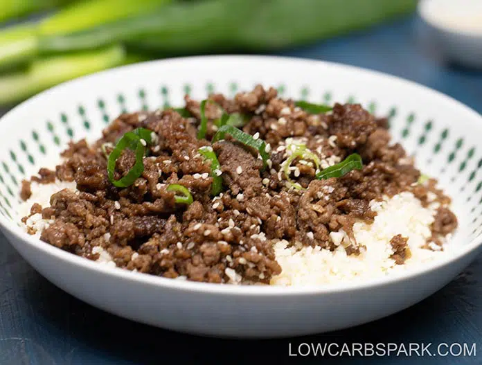 15 Minute Keto Korean Beef 3 keto korean beef bowl