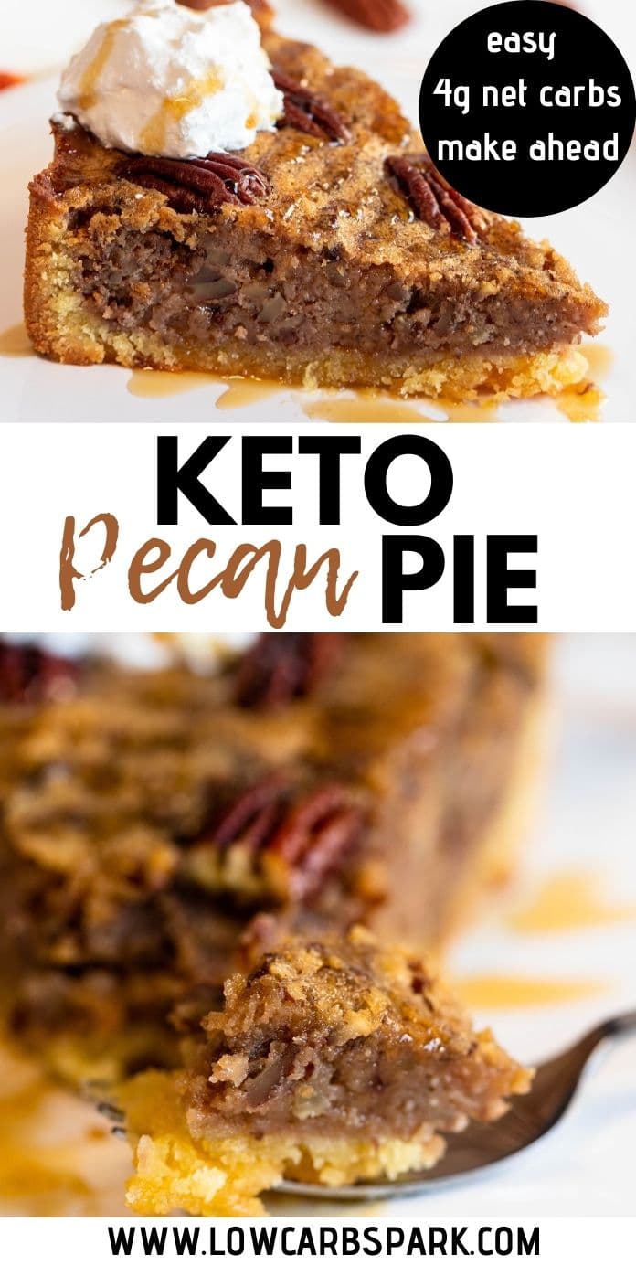Keto Pecan Pie - Only 4g net carbs