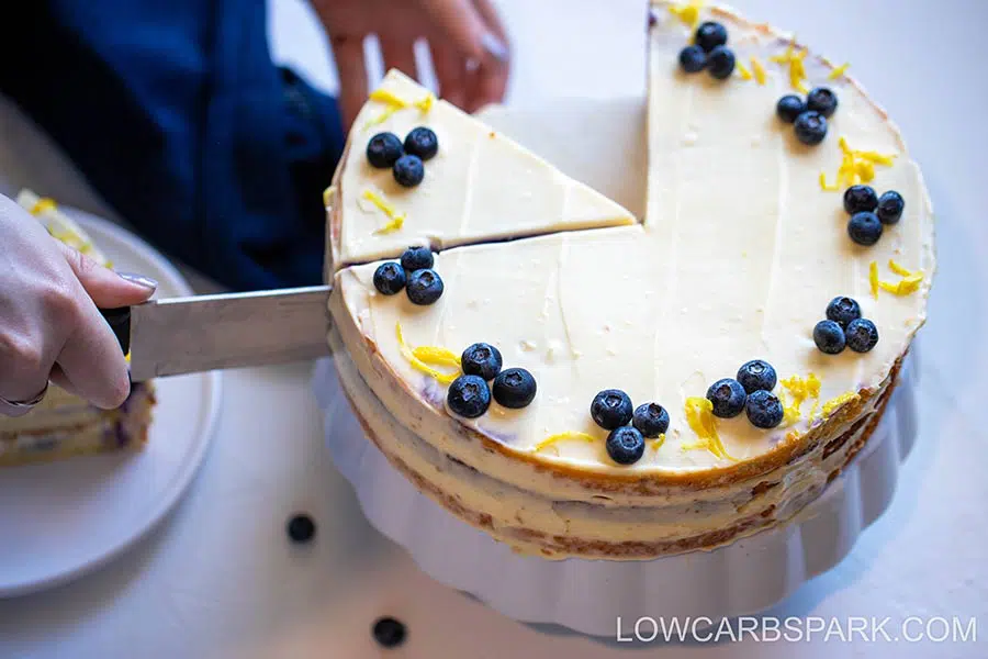 low-carb-keto-cake-with-blueberries