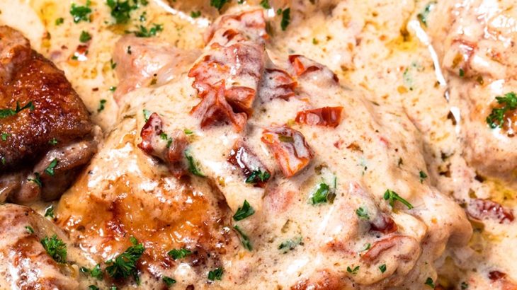 Marry Me Chicken with Creamy Sun Dried Tomato Sauce