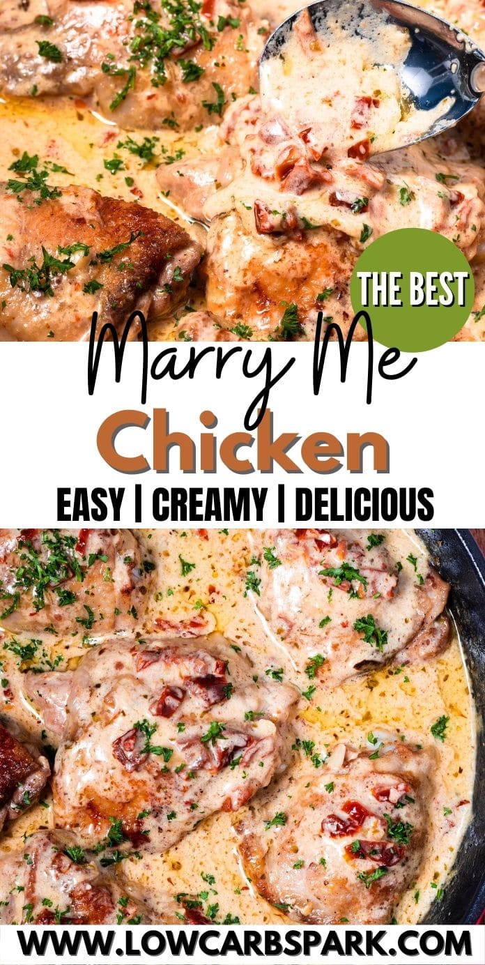 Marry Me Chicken with Creamy Sun Dried Tomato Sauce