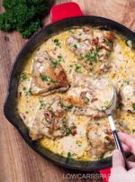 Marry Me Chicken with Creamy Sun Dried Tomato Sauce - Low Carb Spark
