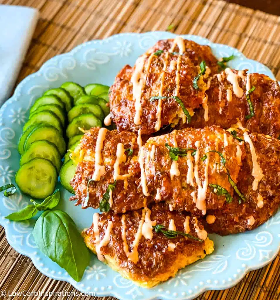 Air Fryer Tuna Patties Recipe with spicy sauce9231