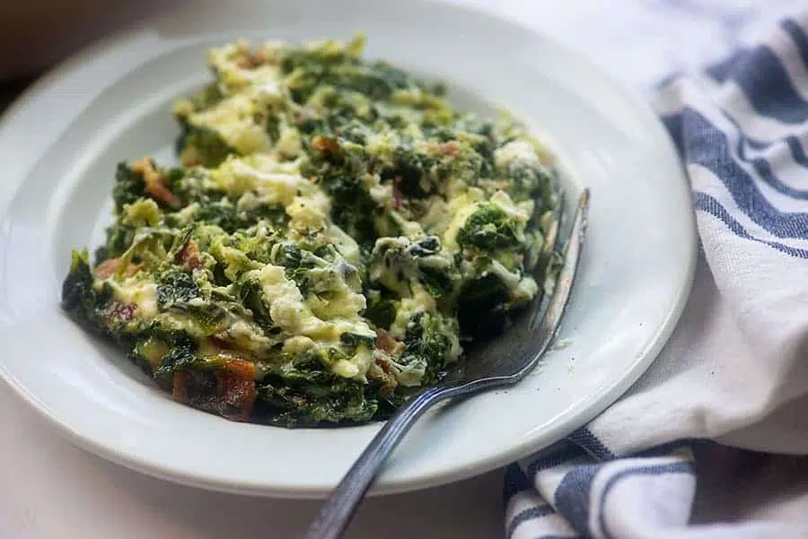 baked spinach