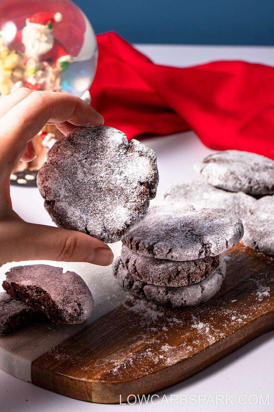 best almond flour crinkle cookies