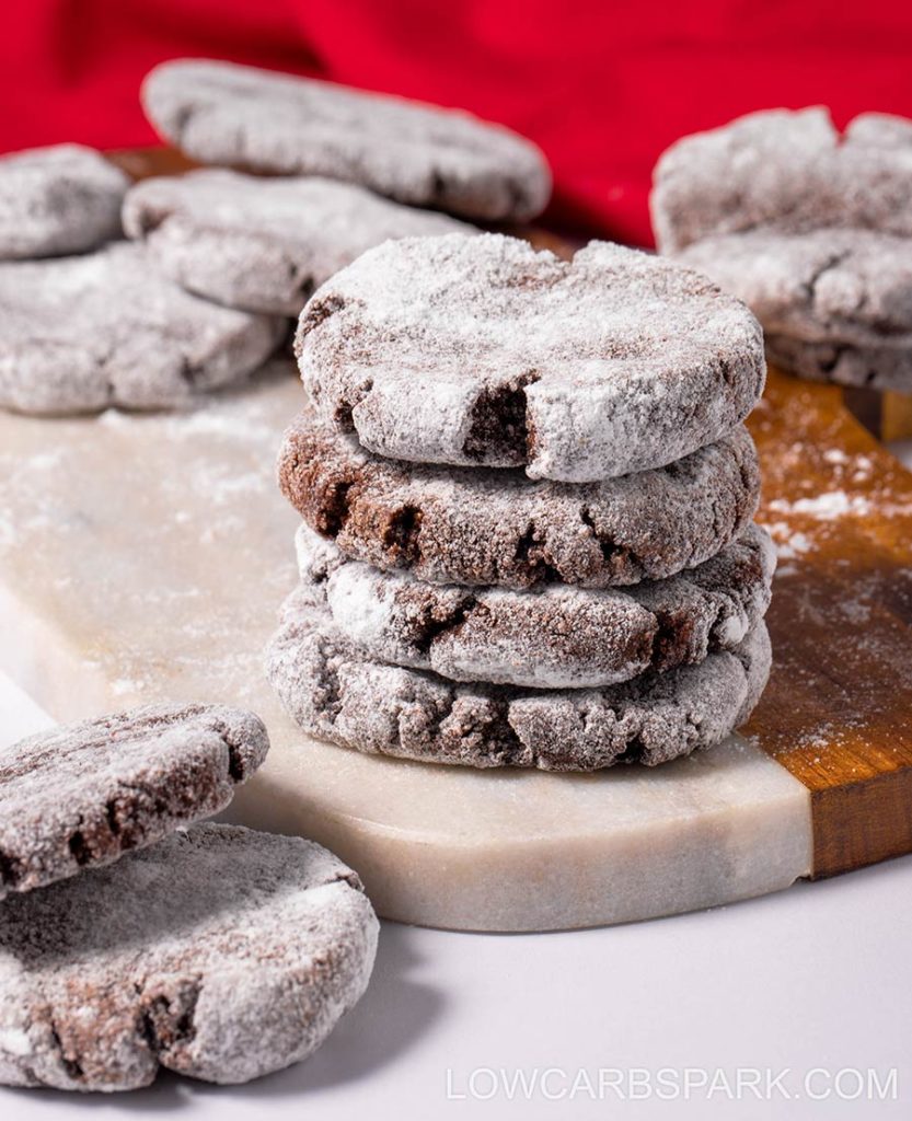 best keto crinkle cookies recipe