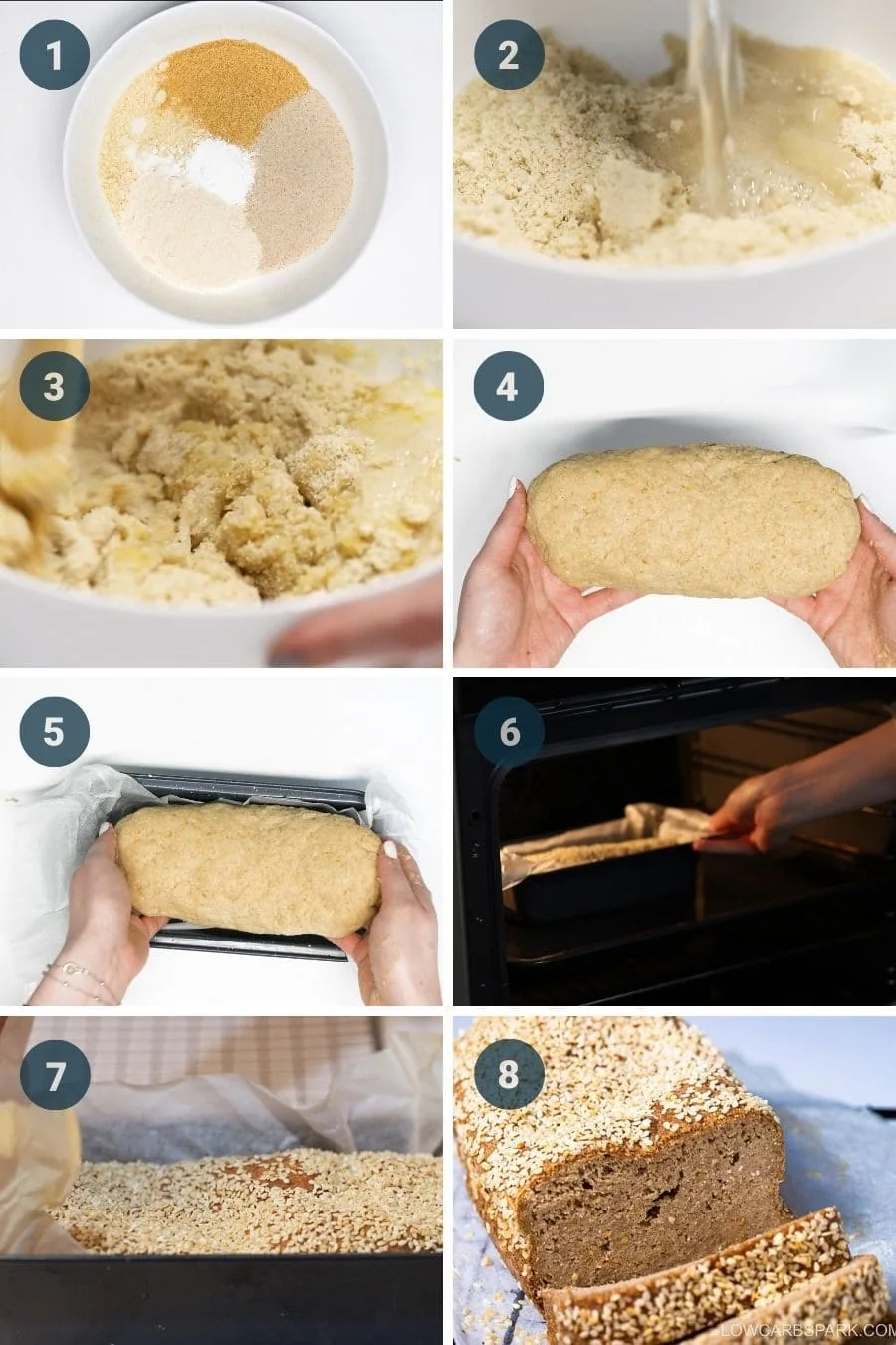 Vegan Keto Bread - Best Eggless Low Carb Bread 6 how to make keto vegan bread recipe