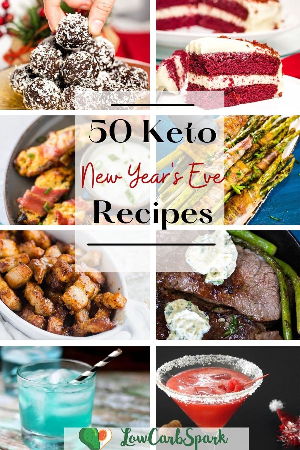 50 Keto New Year\'s Eve Recipes - Low Carb Festive Recipes