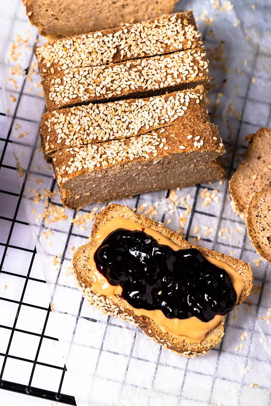 Vegan Keto Bread - Best Eggless Low Carb Bread 7 keto vegan bread recipe low carb bread
