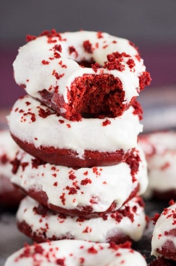 Low Carb Red Velvet Donuts 1