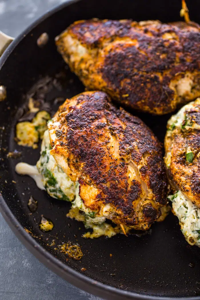 Parmesan Spinach Stuffed Chicken Breasts 5