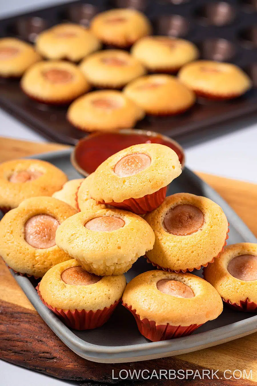 best keto mini corn dog muffins