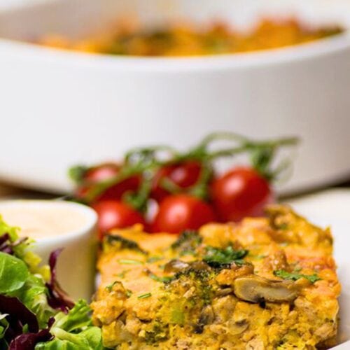 Keto Breakfast Casserole 8 breakfast casserole slice