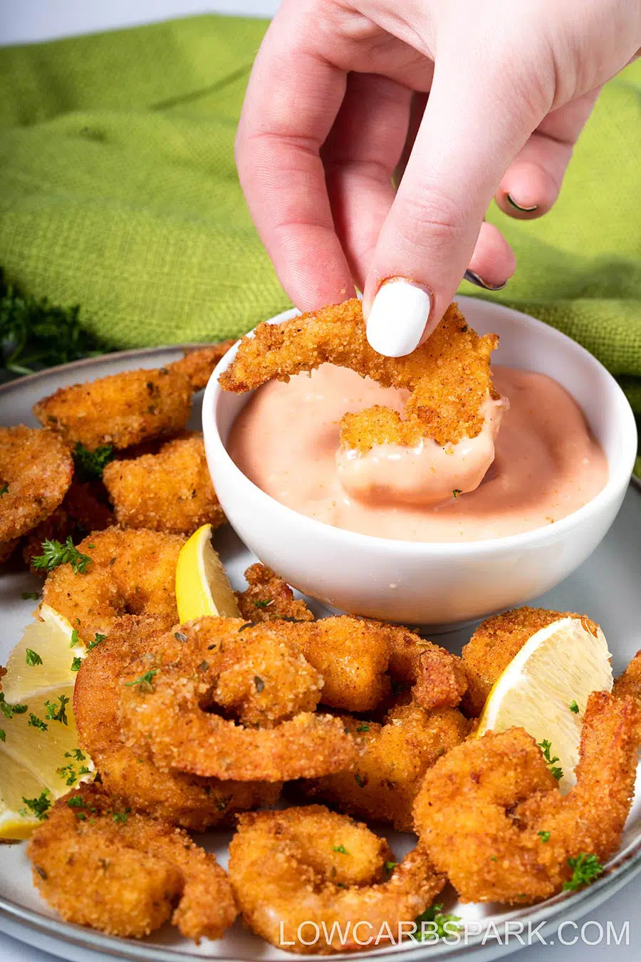 Super Crispy Keto Fried Shrimp - Low-Carb Shrimp Recipe 2 keto fried shrimp recipe