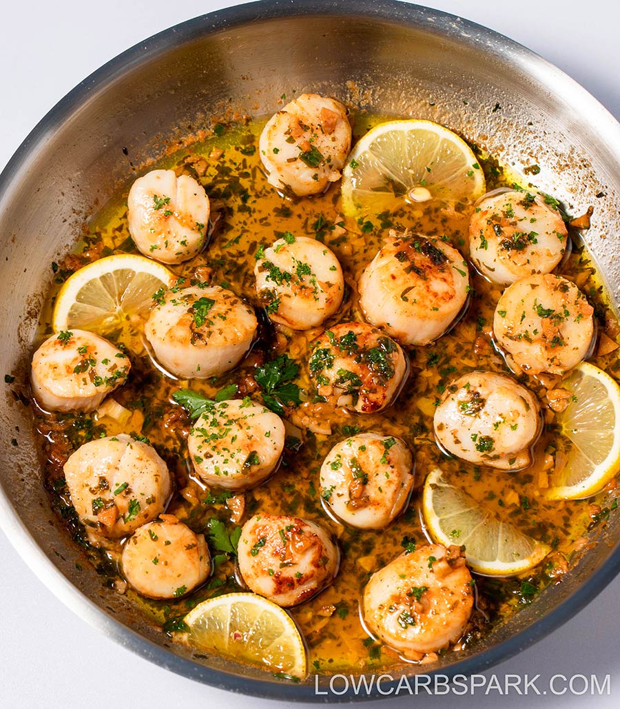 scallops recipe with butter and garlic