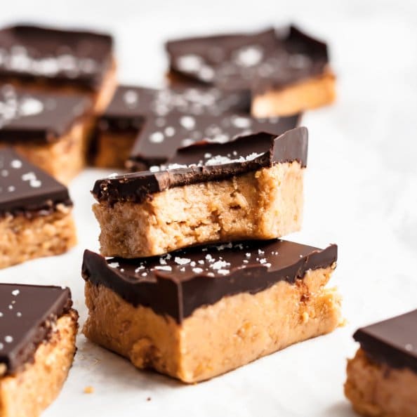 Peanut Butter Cup Protein Bars 6 594x594 1