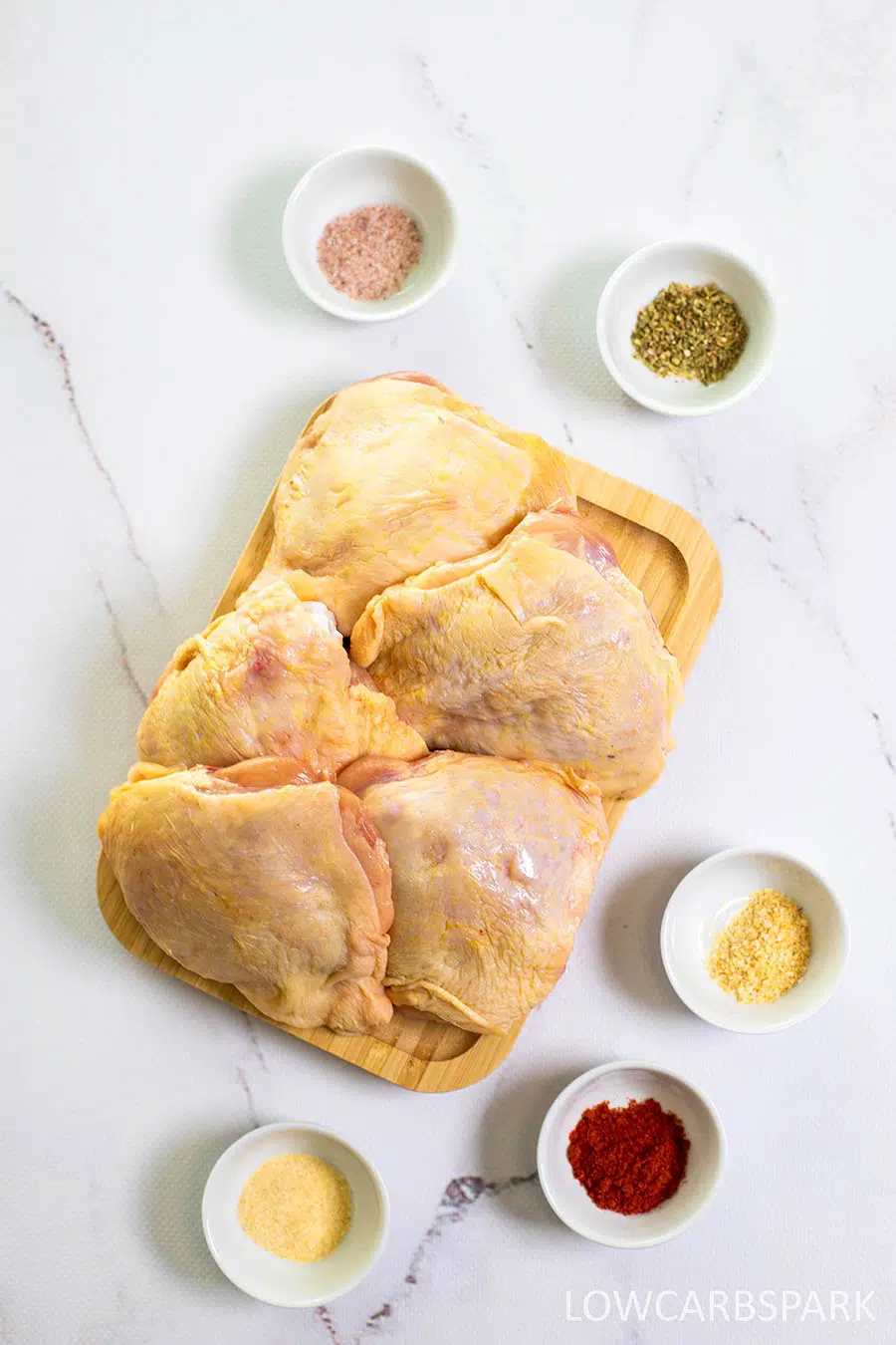 Crispy Air Fryer Chicken Thighs 2 air fryer chicken thighs ingredients