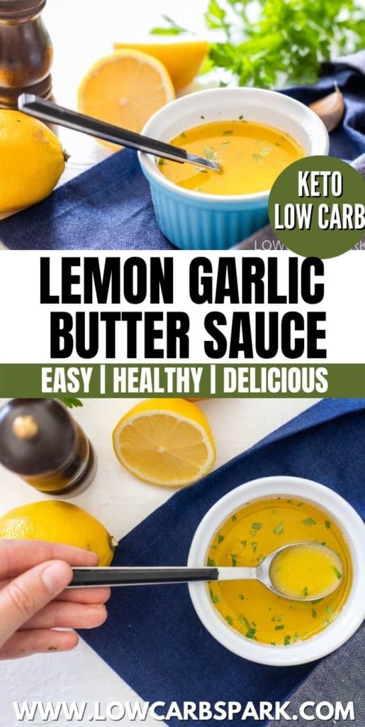 best LEMON garlic sauce keto low carb