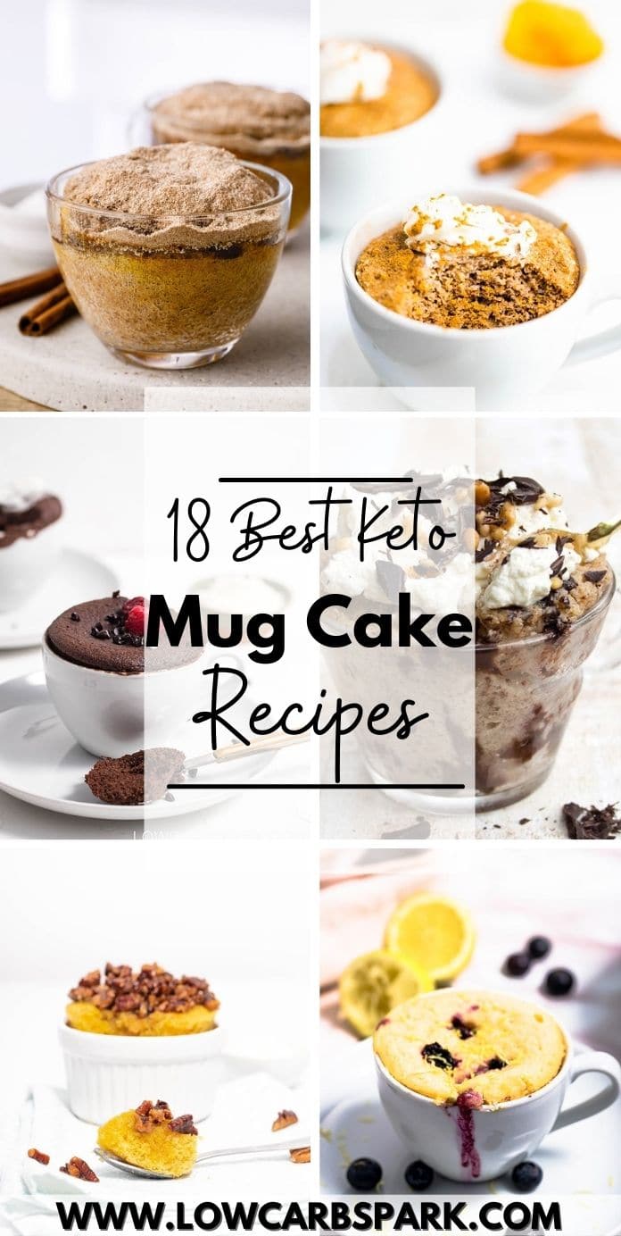 Top 18 Keto Mug Cake Recipes - Best Low Carb Mug Cakes
