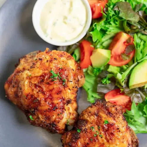 Crispy Air Fryer Chicken Thighs 9 easy air fryer chicken thighs recipe