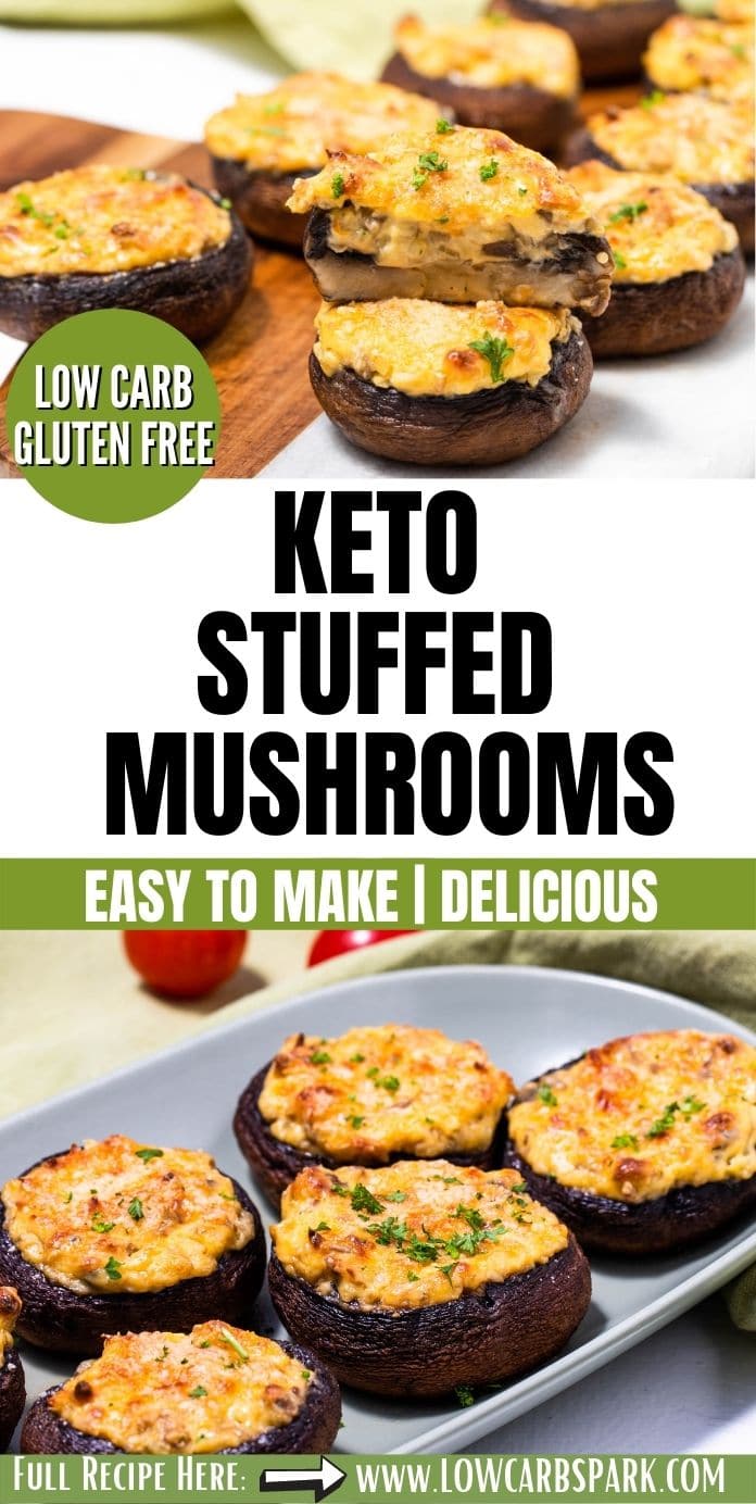 Keto Stuffed Mushrooms 