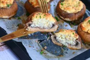 Keto Stuffed Mushrooms 14 how to make Keto stuffed mushrooms6 1