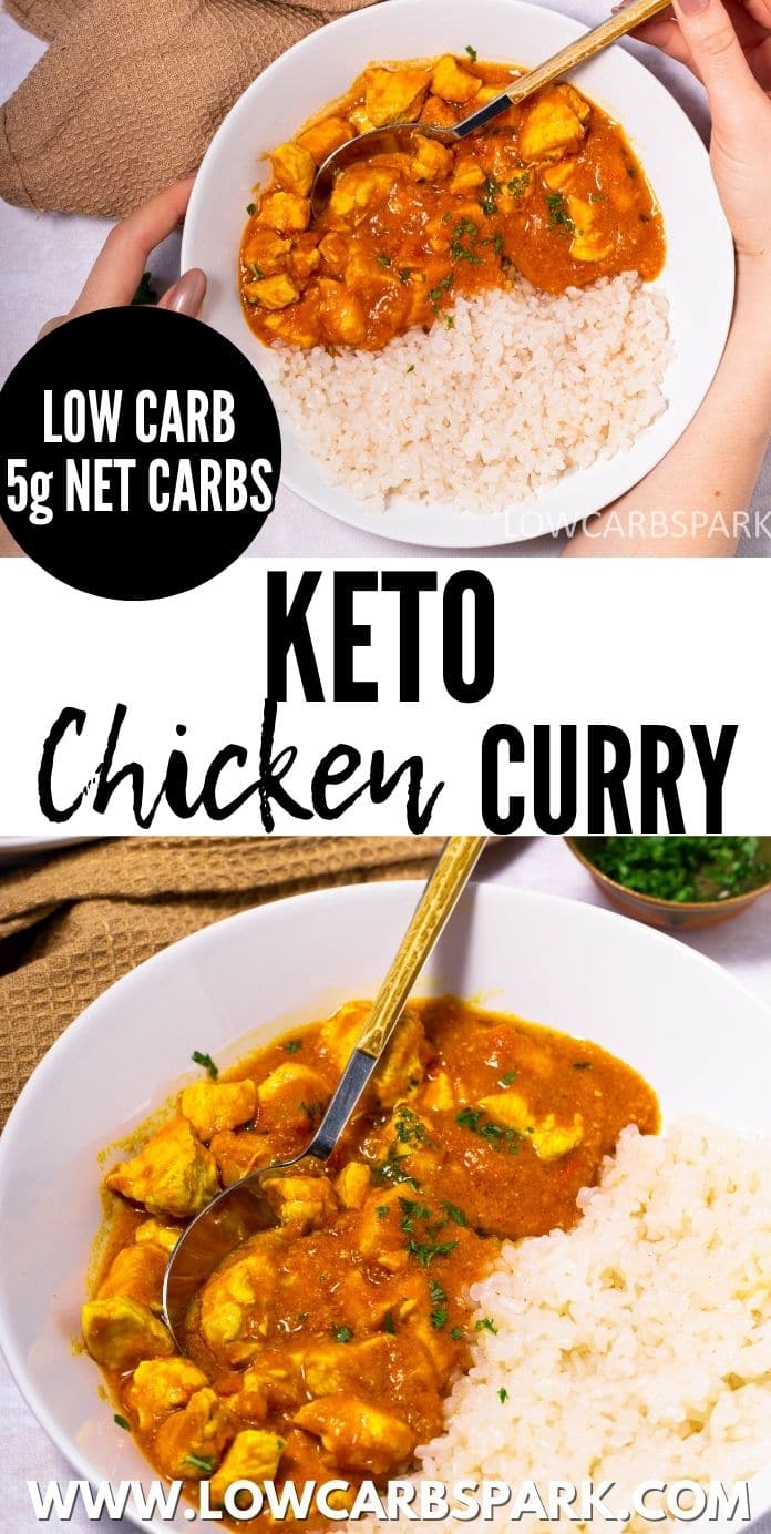 Keto Chicken Curry- Best Coconut Chicken Curry