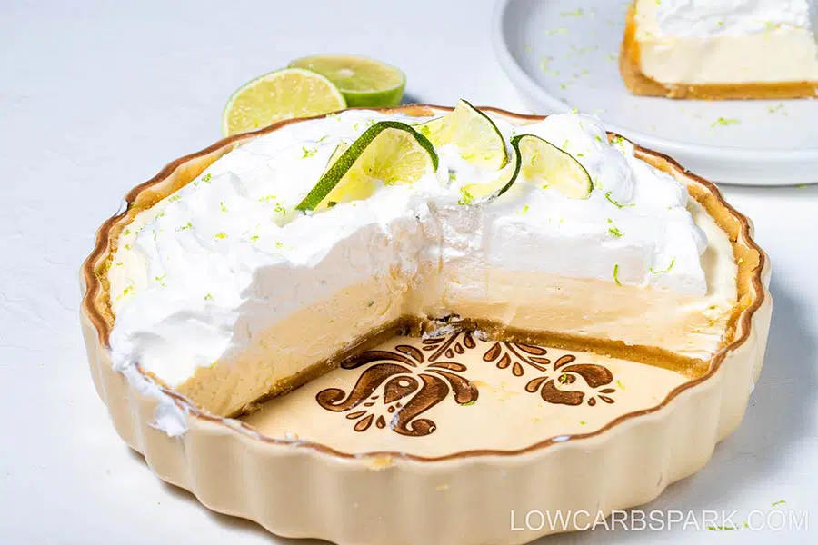 No-Bake Keto Key Lime Pie 10 keto key lime low carb recipe