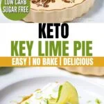keto key lime pie recipe pinterest