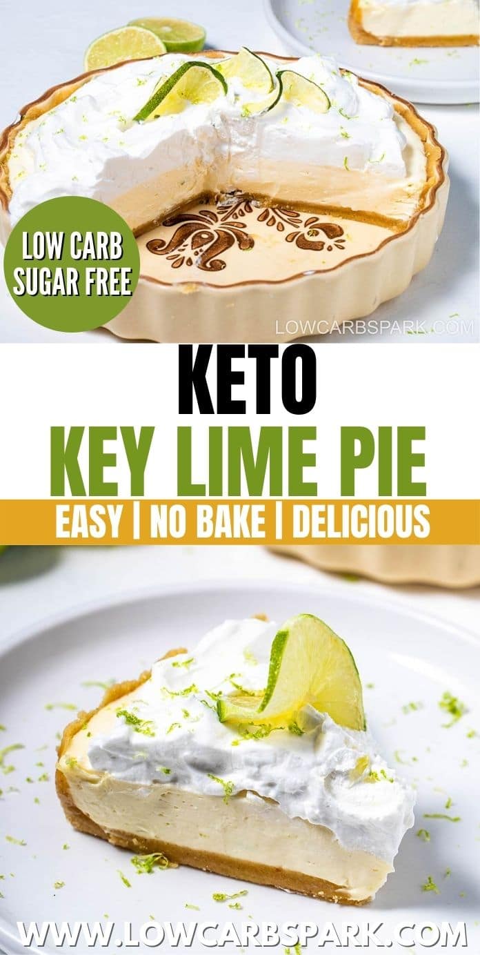 No-Bake Keto Key Lime Pie