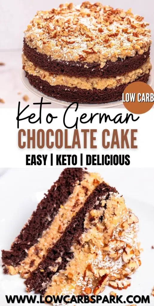 Keto German Chocolate Cake Recipe 1