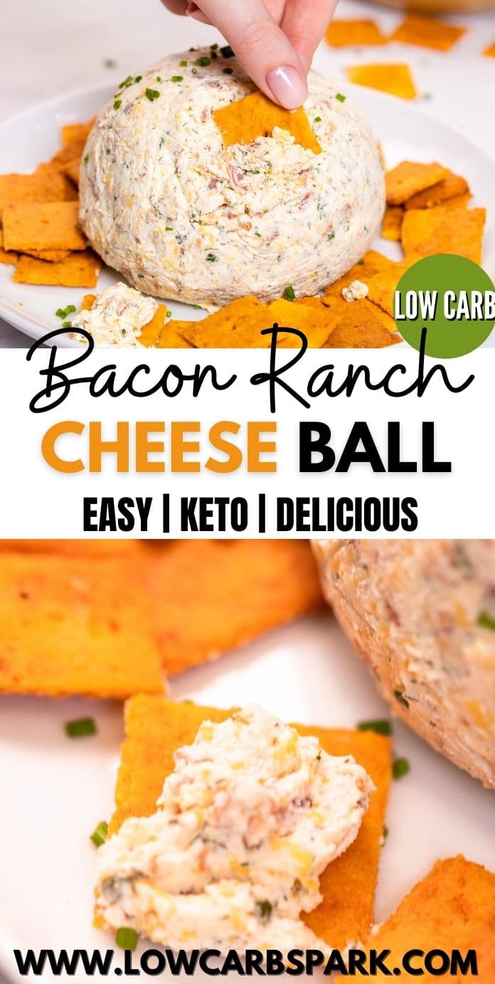 The Ultimate Bacon Ranch Cheese Ball (15 minute)